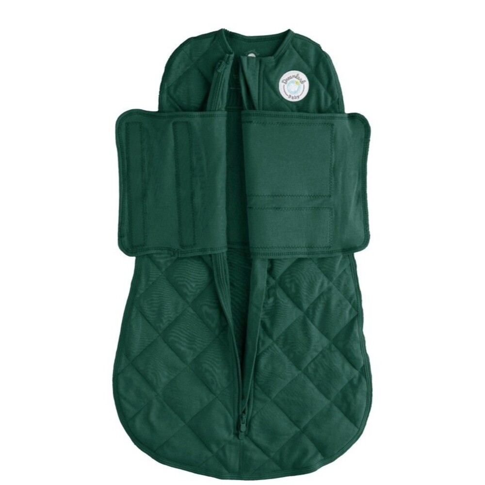 Dreamland Baby Dream Weighted Sack Sleeping Bag Green Small/0-6 Months Cotton